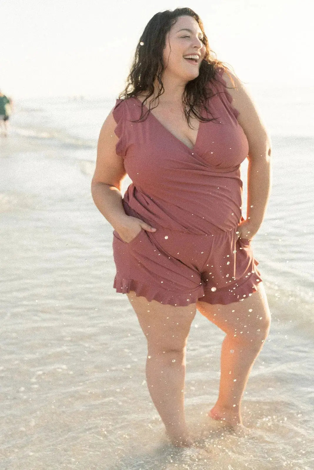 Swim Romper With Tummy Coverage
