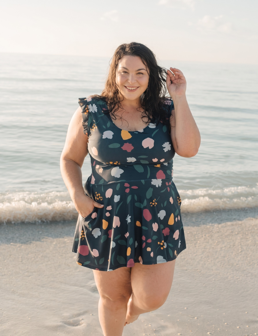 Swim Romper With Tummy Coverage