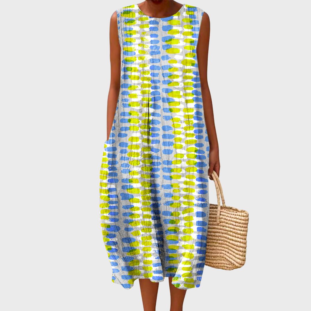 Women's Comfortable Dress with Flowing Relaxed Fit for Everyday Wear