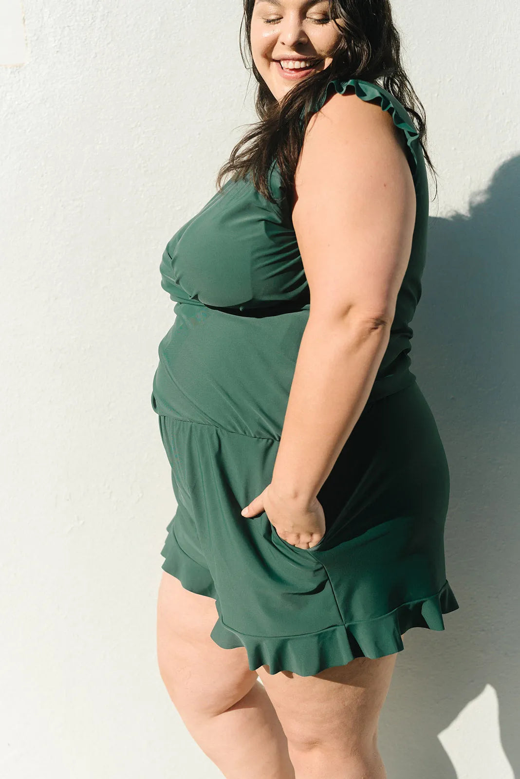 Swim Romper With Tummy Coverage