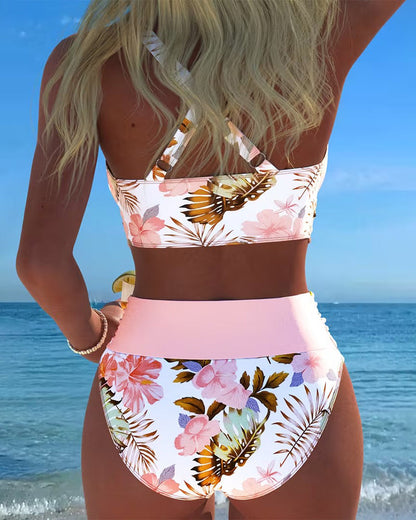 Sasha | Stylish Floral Cut-Out Bikini