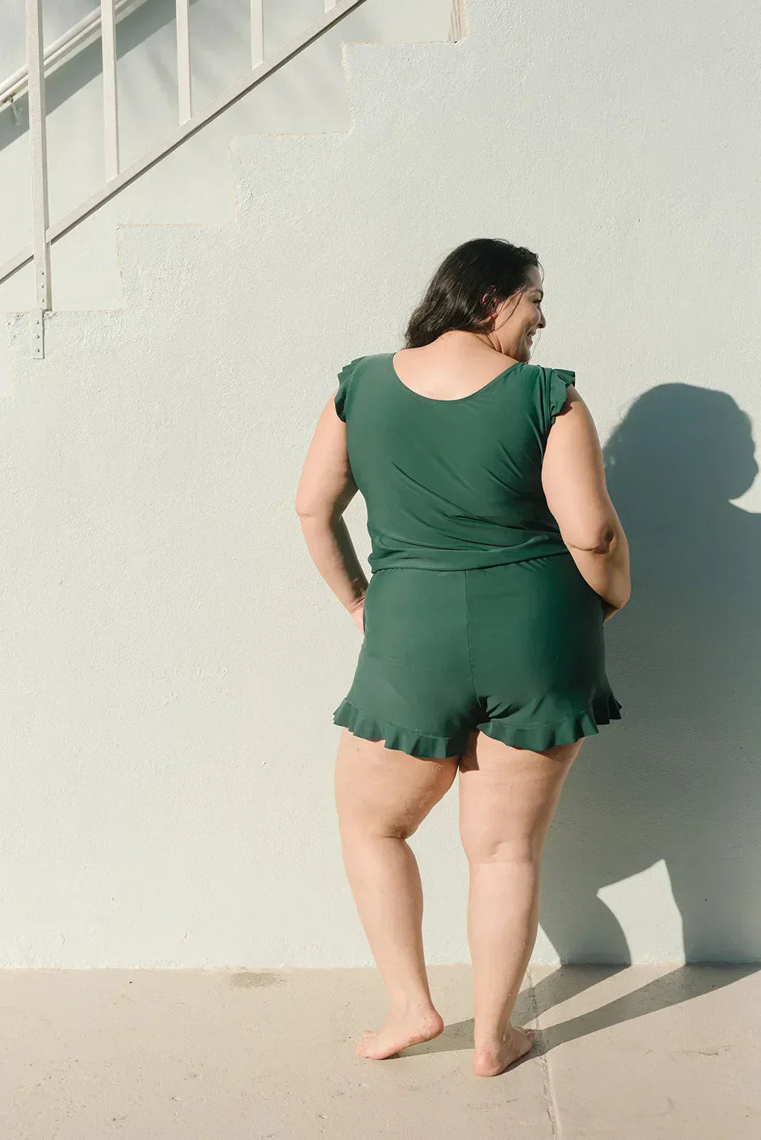 Swim Romper With Tummy Coverage