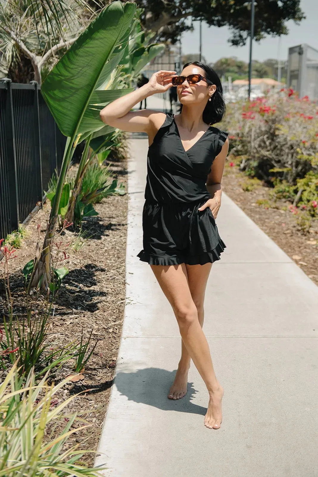 Swim Romper With Tummy Coverage