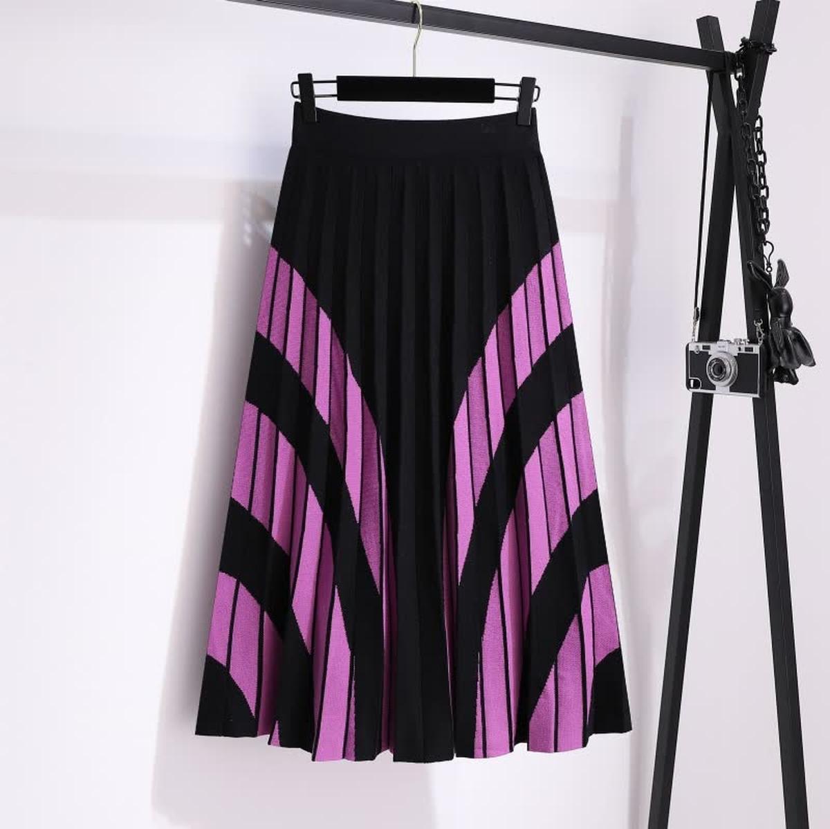 Airy Summer Skirt With Unique Print