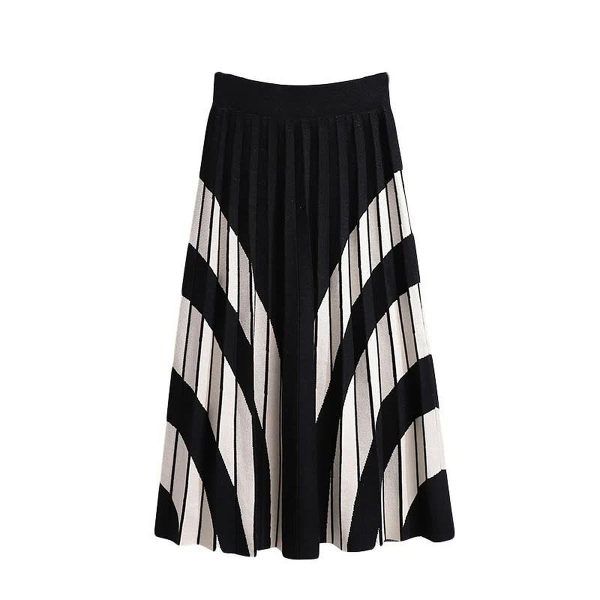 Airy Summer Skirt With Unique Print