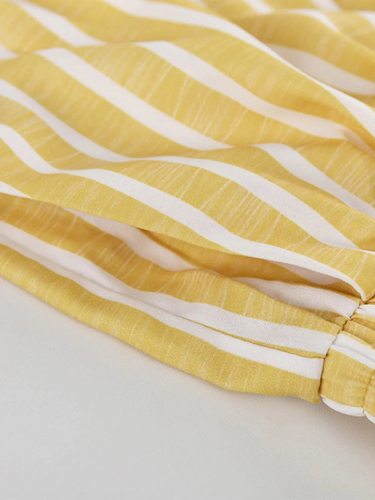 Oversized Knotted Striped Outfit