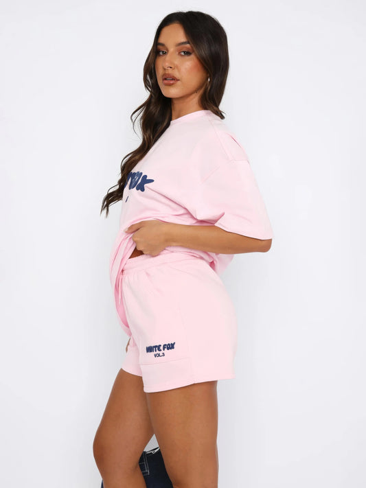 Relaxed-Fit Co-Ord Set with T-Shirt and Shorts