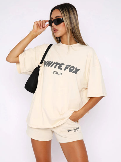 Relaxed-Fit Co-Ord Set with T-Shirt and Shorts