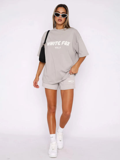 Relaxed-Fit Co-Ord Set with T-Shirt and Shorts