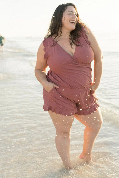 Swim Romper With Tummy Coverage