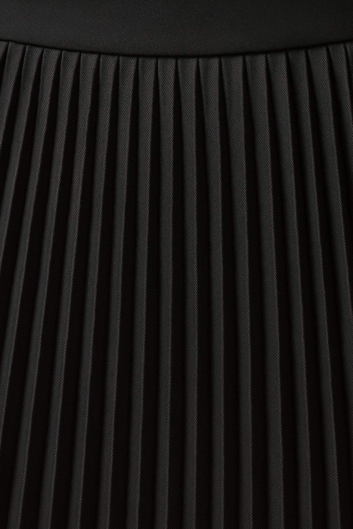 Satin Pleated Midi Skirt