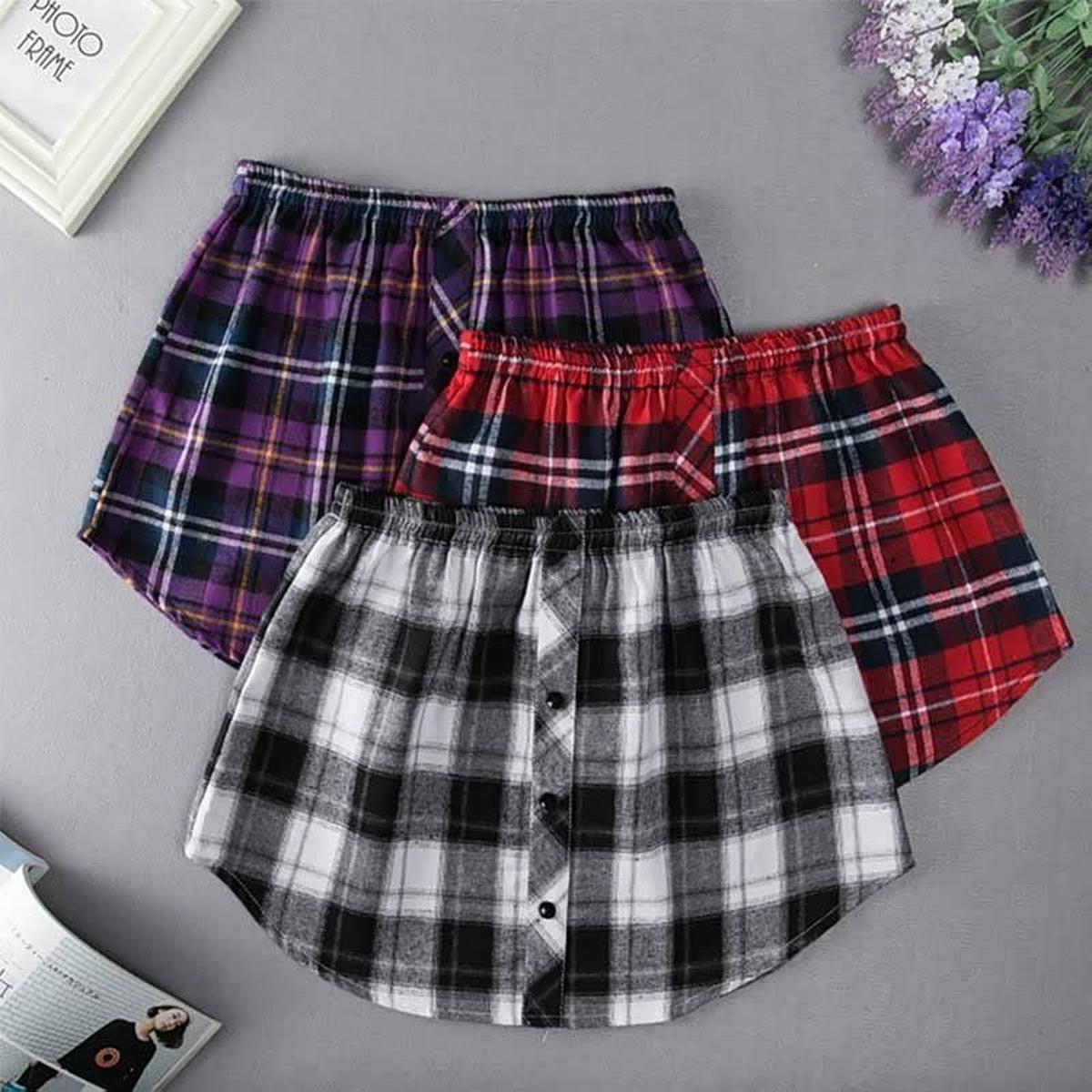 Women's Flowing Skirt With Elastic Waistband