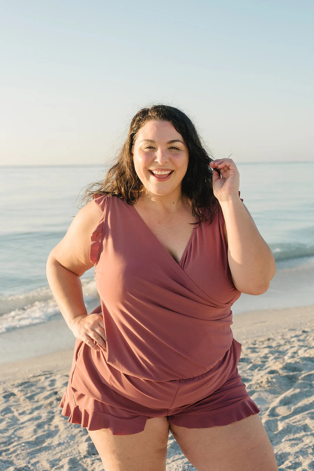 Swim Romper With Tummy Coverage