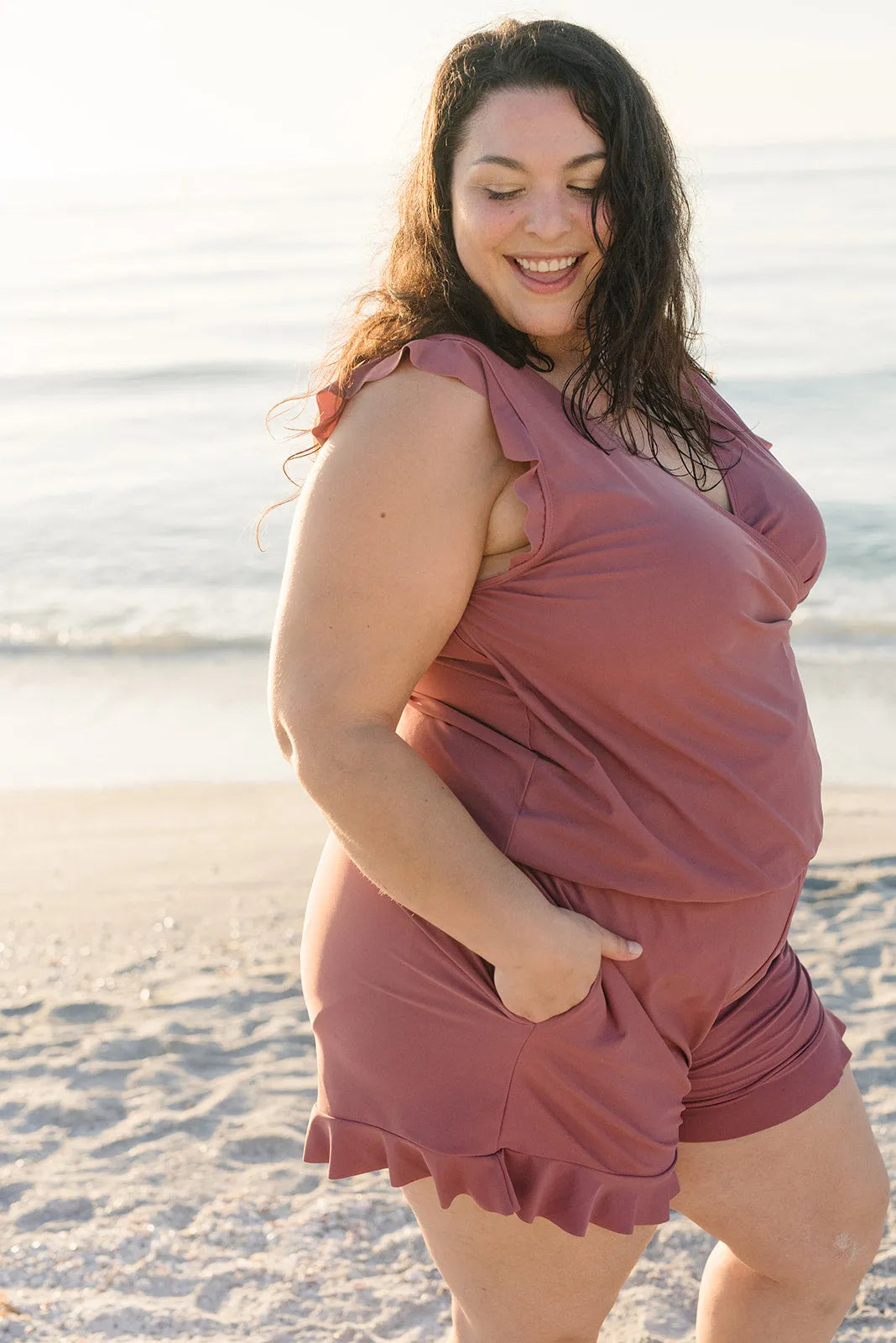 Swim Romper With Tummy Coverage