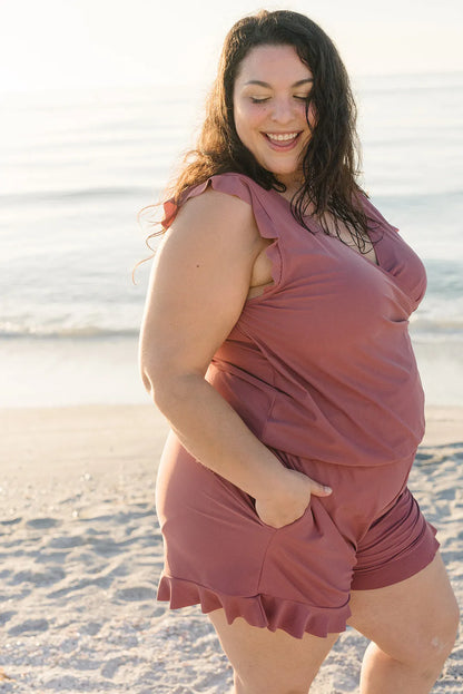 Swim Romper With Tummy Coverage