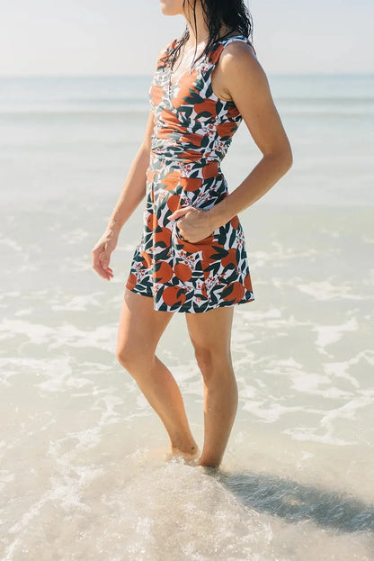 Swim Romper With Tummy Coverage